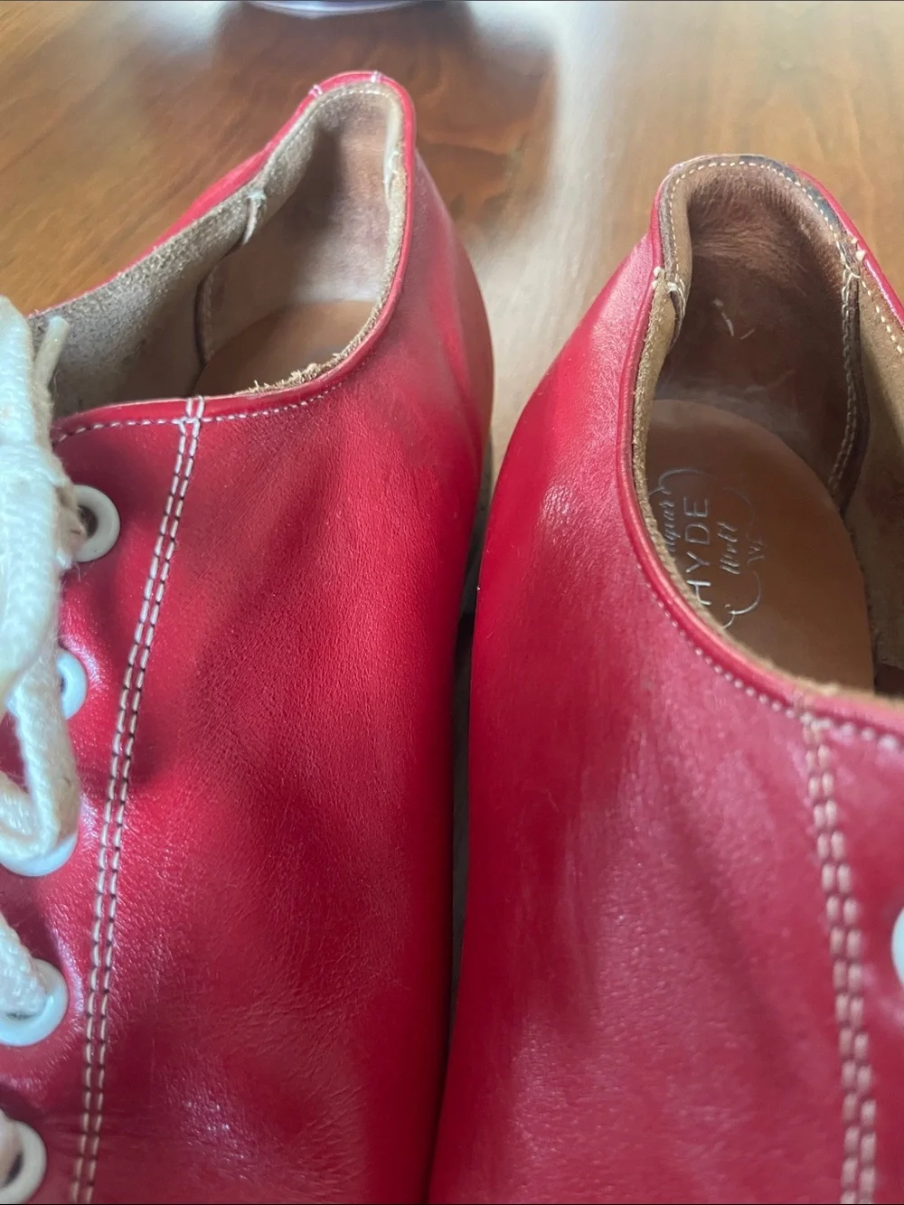 Vintage leather bowling shoes!